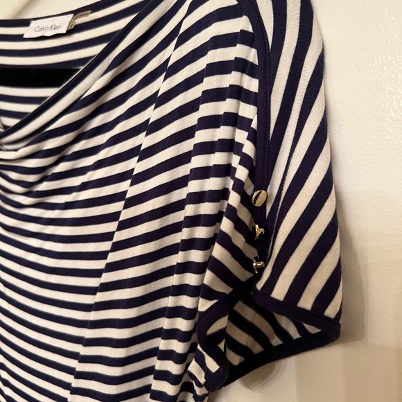 NWT Calvin Klein Stripes Dress - Picture 4 of 5